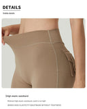 Black High-Waisted Yoga Shorts with Pockets for Women - Butt-Lifting, Breathable, and Comfortable Activewear L