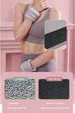 Purple Adjustable Weighted Leg & Wrist Sandbag Set - 1kg Each for Fitness, Running, and Dance Training