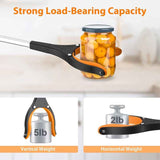 Blue Foldable Grabber Tool with Silicone Non-Slip Claws - Ideal for Litter Picking, Outdoor Use, and Household Cleaning