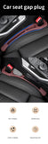 Beige Car Seat Gap Filler - 2 Pieces Car Interior Storage Organizer for Front Seat Seam