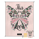 Style STD-001-28 Pink Quick Dry Beach Mat Sand Proof Waterproof Outdoor Picnic Blanket - Compact & Lightweight