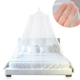 White Hanging Princess Bed Canopy Mosquito Net - Dome Bedding for Dorm Rooms & Bedrooms (Fits ≤1.5m Beds)