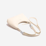Brown Women's Trendy PU Leather Shoulder Bag - Fashionable Underarm Hobo Bag with Adjustable Strap