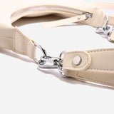 Blue Women's Trendy PU Leather Shoulder Bag - Fashionable Underarm Hobo Bag with Adjustable Strap