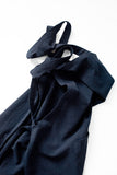 Grey Cotton Linen H-Back Apron - Solid Color Kitchen Cooking Apron with Pocket