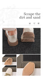 50*80cm Brown Style 5 Geometric Patterns Outdoor Entryway Mat - Non-Slip Welcome Rug for Front Door