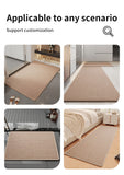 Brown Quick Dry Bathroom Rug - Non-Slip PVC Foam, Super Absorbent, 40x60cm