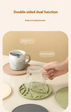 Yellow 3 Pcs Premium Silicone Round Heat-Resistant Pad - 20cm Durable Kitchen Pot Mat with Anti-Slip Design