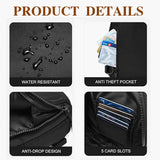 Teal Trendy Waterproof Sling Bag - Lightweight Crossbody Chest Pack, Adjustable Strap