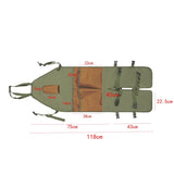 Green And Beige Gardening Leg Apron - Oxford Fabric, Multi-Pocket, Extended Design, 118x45cm, 450g