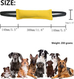 Orange Durable 2-Pack Tug-of-War Dog Training Toy - Tear-Resistant, Safe & Interactive for All Breeds