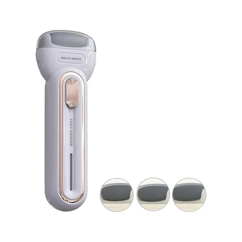 Light Purple Electric Foot Grinder with USB Charging - Dual-Speed Callus Remover for Smooth, Exfoliated Feet