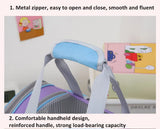 Khaki Portable Pet Carrier Backpack - Spacious, Breathable, and Travel-Friendly for Cats and Small Dogs