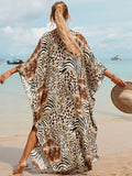 Style 5 Loose Fit Caftan Dress - Resort Style Beach Coverup for Women