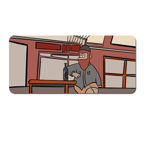 Oversized Cartoon Desk Pad - 80x30x0.4cmcm Mouse Mat, Non-Slip Base (Style 2)