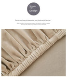 2 Pcs Coffee Elegant Polyester Sofa Cover - Full Protection Against Cat Scratches & Wear