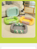 Size S Grey Cozy Pet Bed for Small Dogs and Cats - Durable & Chew-Resistant Nest for All Seasons