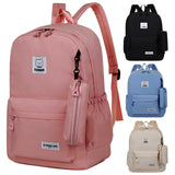 Blue Large Capacity Travel Backpack for Girls - Waterproof School Bag with Detachable Pencil Case