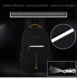 Black And Blue Large Capacity Business Backpack for Men and Women - Waterproof Laptop School Bag with Breathable Design