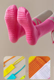 3 Pcs White Non-Slip Yoga Socks with Cross Straps - Cotton Pilates Dance Socks for Women, Lightweight Comfort