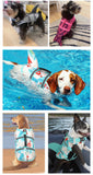 Size XL Grey Pet Life Jacket for Dogs - Summer Swimming Safety Vest with Shark Fin for Small to Large Breeds