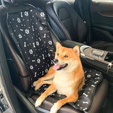 4 Pcs Dark Grey Waterproof Pet Car Seat Cover - Scratch-Resistant Oxford Cloth  for Dogs and Cats (106 x 49 cm)