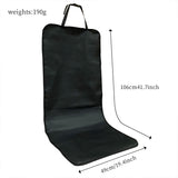 4 Pcs Dark Grey Waterproof Pet Car Seat Cover - Scratch-Resistant Oxford Cloth  for Dogs and Cats (106 x 49 cm)