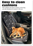 4 Pcs Red Waterproof Pet Car Seat Cover - Scratch-Resistant Oxford Cloth  for Dogs and Cats (106 x 49 cm)