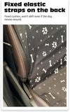 4 Pcs Red Waterproof Pet Car Seat Cover - Scratch-Resistant Oxford Cloth  for Dogs and Cats (106 x 49 cm)