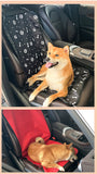 4 Pcs Red Waterproof Pet Car Seat Cover - Scratch-Resistant Oxford Cloth  for Dogs and Cats (106 x 49 cm)