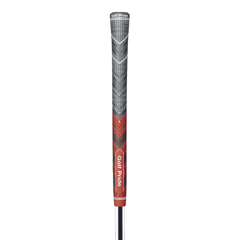 2 Pcs Red MCC PLUS4 Midsize Golf Grip - Rubber and Cotton Thread Hybrid, 265 mm, 72g, Core 60