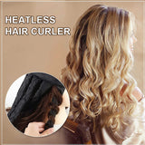 Brown Heatless Octopus Hair Curlers 2-Pack - 50cm Soft Fabric Curling Rods for Effortless, Damage-Free Curls
