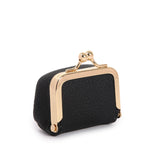 Pink Mini Jewelry Pouch - Compact PU Leather Coin Purse for Earrings, Rings, and Necklaces, 6.5x5x3.5cm