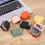Green Mini Jewelry Pouch - Compact PU Leather Coin Purse for Earrings, Rings, and Necklaces, 6.5x5x3.5cm