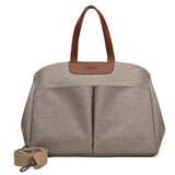 Size Large Khaki Stylish Multi-Function Diaper Bag - Insulated Tote with Shoulder Strap for Baby Essentials