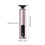 Rose Glod Rechargeable Electric Foot File with 9 Speed Settings - Callus Remover for Smooth Feet