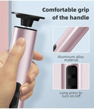 Rose Glod Rechargeable Electric Foot File with 9 Speed Settings - Callus Remover for Smooth Feet
