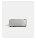 Blue Luminous Silver Nylon Underarm Shoulder Bag - Convertible Crossbody Hobo with Pouch - Lightweight & Modern