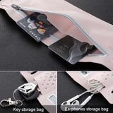2 Pcs Blue Lightweight Women's Running Waist Bag - Splash-Proof Fitness Belt with Stretchable Phone Storage