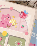 Cover 1 Colorful Cartoon cat pattern 6-Inch 100-Photo Cartoon Cat Album - Large Capacity Family Photo Storage Book with Suede and Crystal Cover