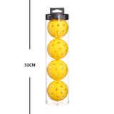 2 Tubes Blue Outdoor Pickleball Balls 4-Pack - Durable 40-Hole Design with Carry Tube(8 balls in total)