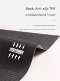 Style 12 Black Absorbent Diatomaceous Earth Pet Feeding Mat - Non-Slip & Quick Dry Placemat (50x80cm)
