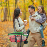 Green And Grey Lightweight Breathable Mesh Pet Carrier Handbag - Portable Travel Tote for Small Dogs & Cats up to 8kg