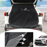 Size S Black Tailgate Mosquito Net Screen - Magnetic Bug Protection for Boot Opening