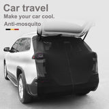 Size M Black Tailgate Mosquito Net Screen - Magnetic Bug Protection for Boot Opening