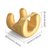 Gold Beauty Sleep Pillow - Contoured Memory Foam Pillow for Face & Neck Support
