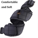 Khaki Adjustable Tactical Battle Belt Set - Padded MOLLE Outer & Nylon Inner Belt