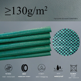 500L(Calibre80*100cm) Heavy Duty Collapsible Garden Waste Bags (Set of 2) - Large Reusable Yard Leaf Bin