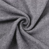 Luxury Cashmere Blend Scarf, Large 200x70cm Fringed Scarf (Dark Heather Gray)