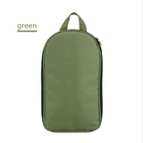 Portable Kitchen Utensil Storage Bag - Lightweight Organizer for Camping and Outdoor Cooking, Green